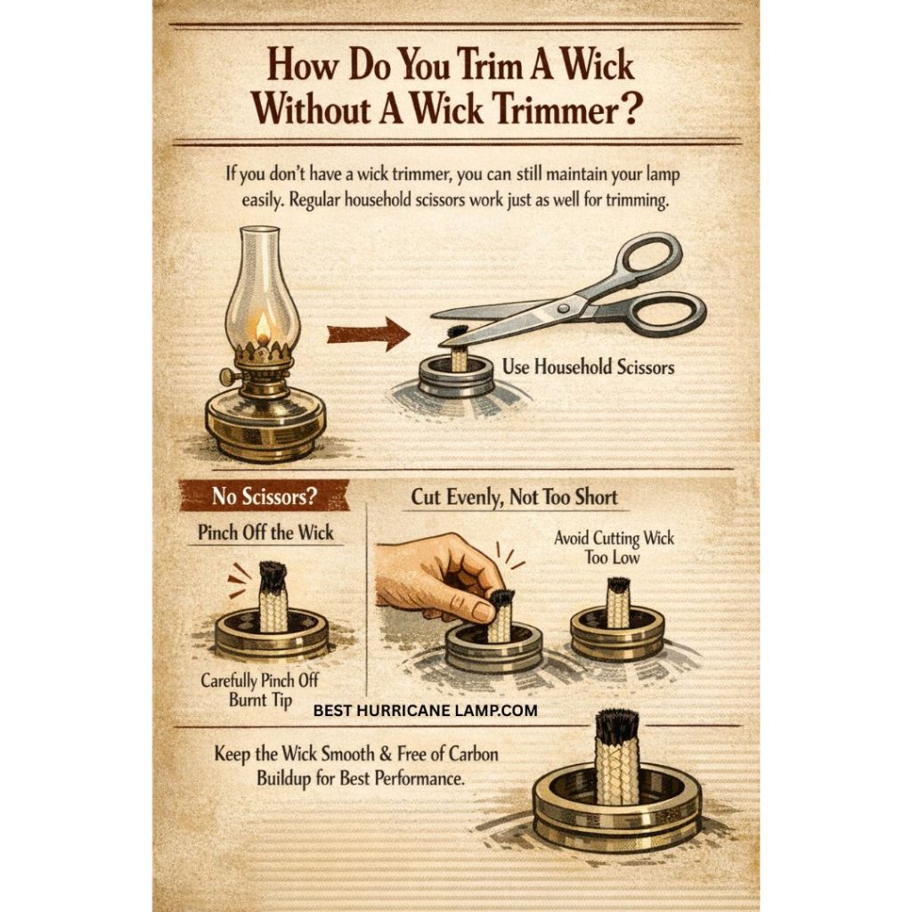 How Do You Trim A Wick Without A Wick Trimmer