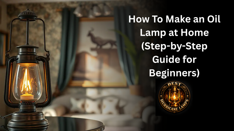 How To Make an Oil Lamp at Home (Step-by-Step Guide for Beginners)