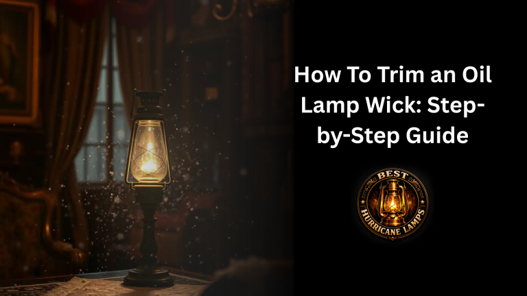 How To Trim an Oil Lamp Wick