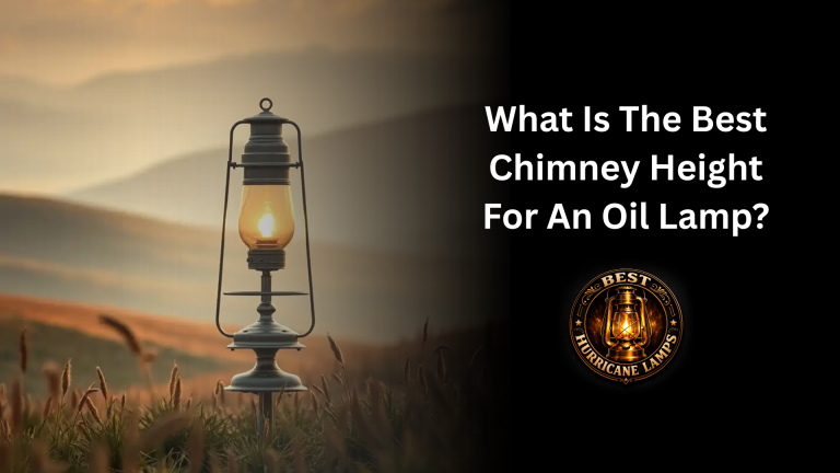 What is the best chimney height for an oil lamp