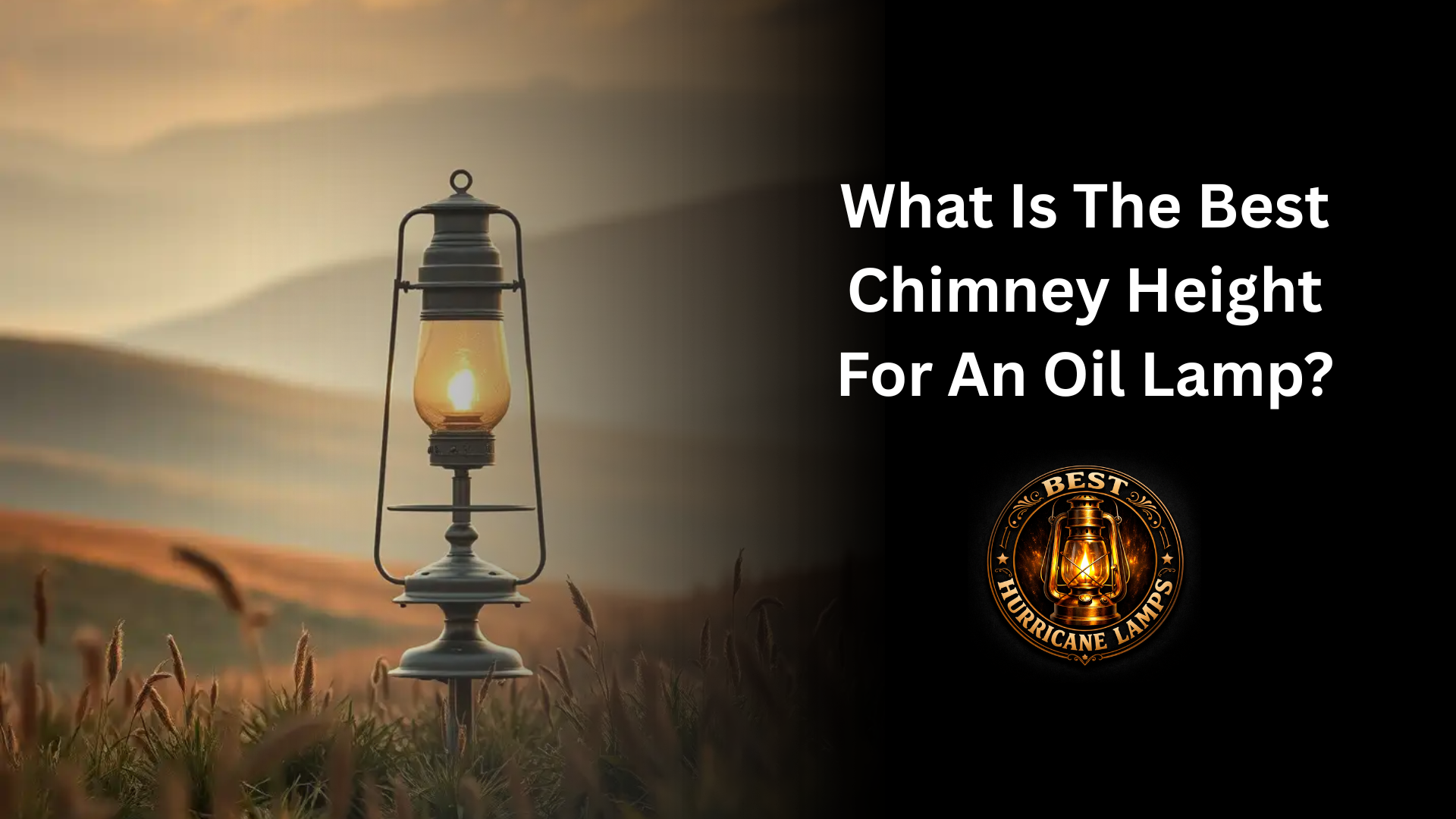 What is the best chimney height for an oil lamp