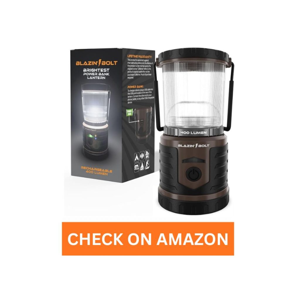 Blazin Bolt Rugged USB Rechargeable Lantern
