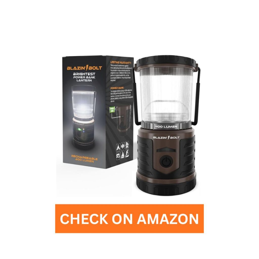 Blazin Bolt Rugged USB Rechargeable Lantern