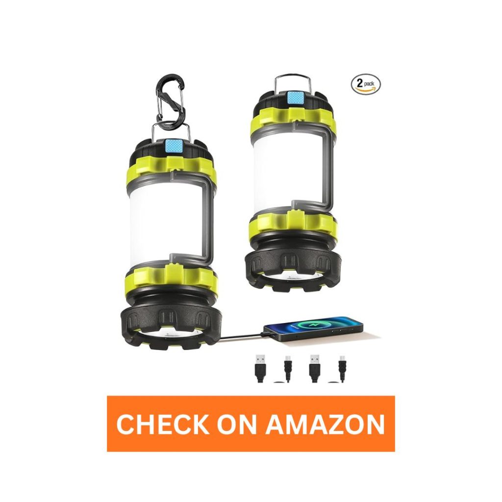Consciot 2 Pack LED Camping Lantern