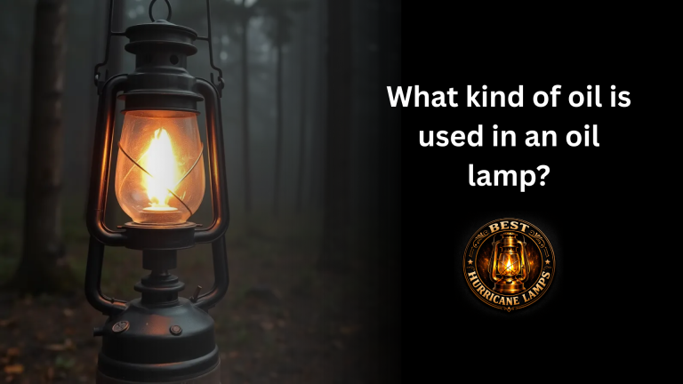 What kind of oil is used in an oil lamp