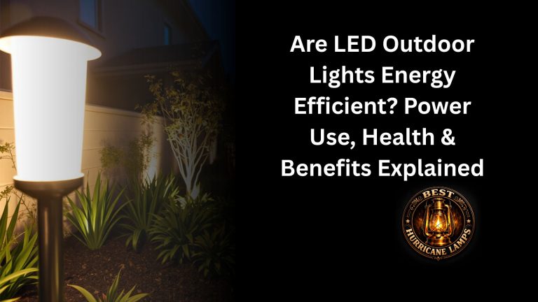 Are LED Outdoor Lights Energy Efficient