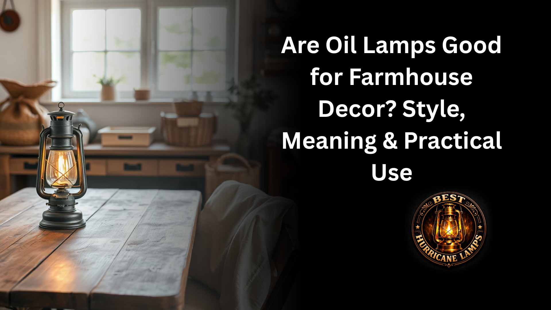 Are Oil Lamps Good for Farmhouse Decor
