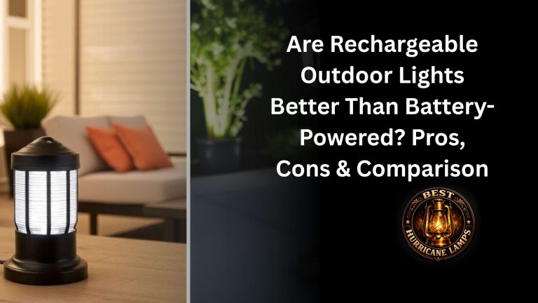 Are Rechargeable Outdoor Lights Better Than Battery-Powered
