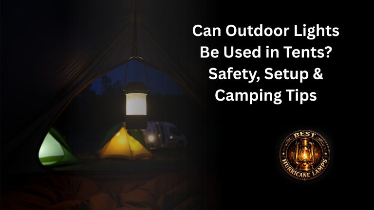 Can Outdoor Lights Be Used in Tents