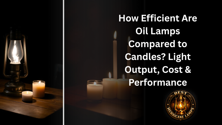 How Efficient Are Oil Lamps Compared to Candles