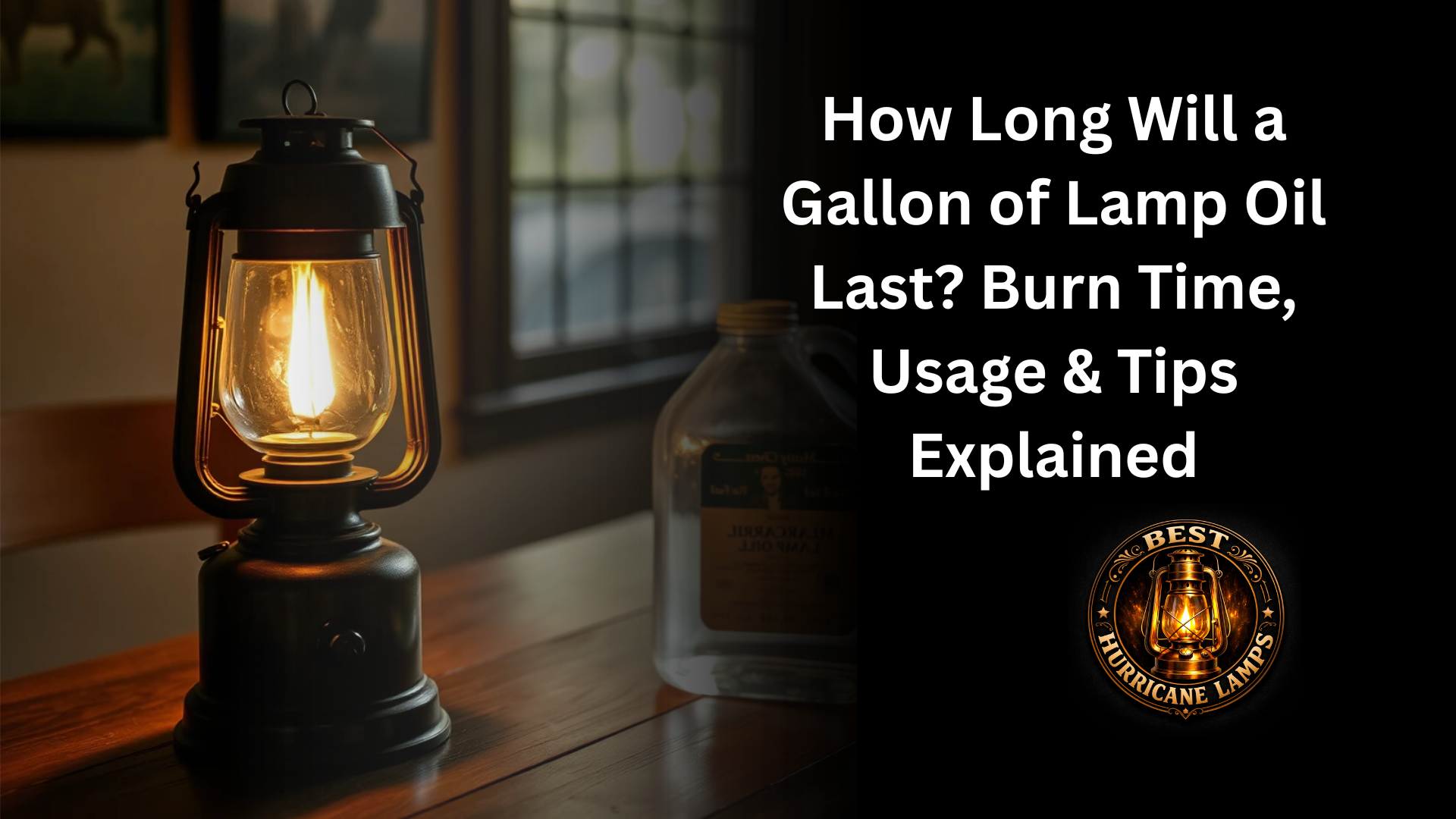 How Long Will a Gallon of Lamp Oil Last