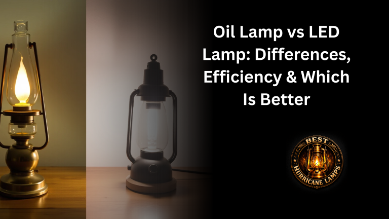Oil Lamp vs LED Lamp