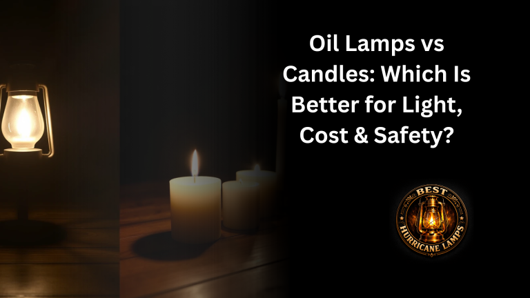 Oil Lamps vs Candles